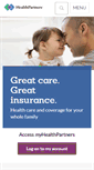 Mobile Screenshot of healthpartners.com